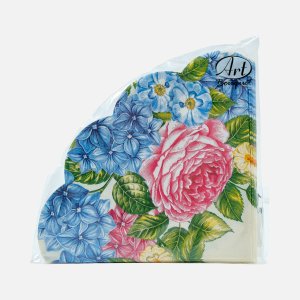 Салфетки Арт букет Рондо Гортензии и розы бум 17*17*0,4см 3сл 12 лист