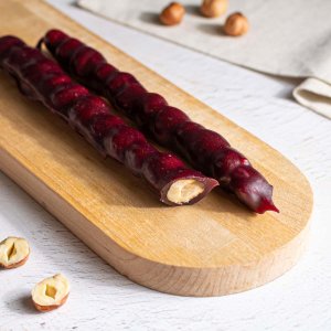 Чурчхела брусничная с фундуком вес