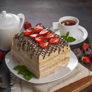 Торт Наполеон постный вес