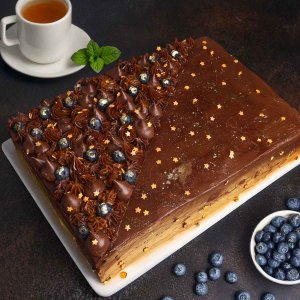 Торт Шоколадный маклер Праздничный 1шт 4,4кг