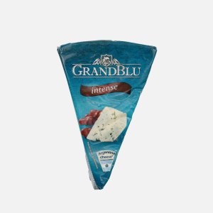Сыр ГрандБлю Интенс с голубой плесенью 50% 100г