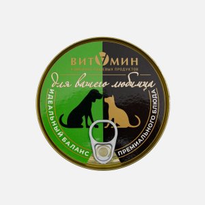 Корм Витамин для кошек Нежная оленина ж/б 325г