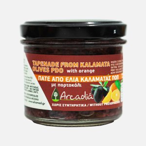 Паштет Аркадия из оливок Каламата с апельсином ст/б 100г