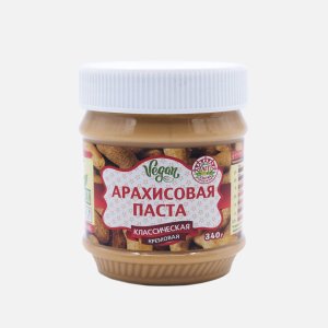 Паста Азбука продуктов Арахисовая классическая кремовая пл/б 340г