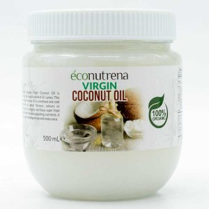 Масло Эконутрена кокосовое органическое холодного отжима 500мл