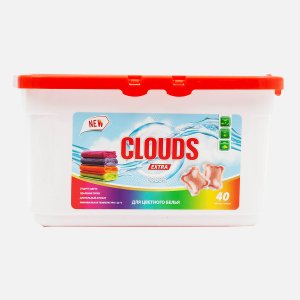 Средство Клаудс Калор Роза в капсулах д/стирки цвет белья 40шт