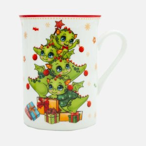 Кружка Лефард 300мл С Новым годом фарфор 11х9х11см 85-1963
