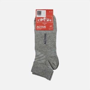 Носки мужские Омса Актив 111 р45-47 29-31 Гриджио Меланж корот