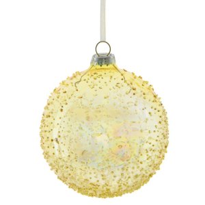 Украшение елочное Шар D10см L10 W10 H10см стекло 754068