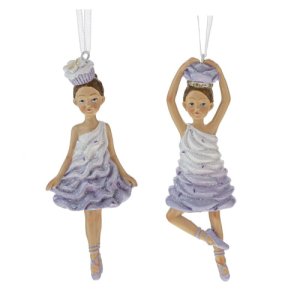 Украшение елочное Девочка подвесная L5 W3 H12,5см 2в полимер 791677