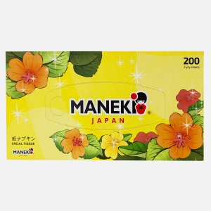 Салфетки Манеки Дрим бумажные 2сл белые к/к 200шт