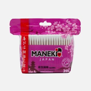 Палочки Манеки Сакура ватные пл/уп 200шт