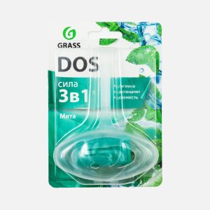Средство Грасс Дос Мятная сила блок д/унитаза подвесной 3в1 40г