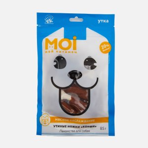 Лакомство д/собак Мой Утиные ножки Конфи пл/пак 85г