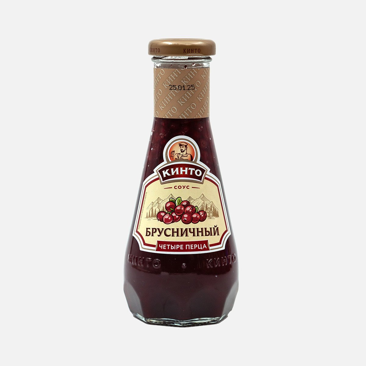 Соус Кинто Брусничный Четыре перца ст/б 320г