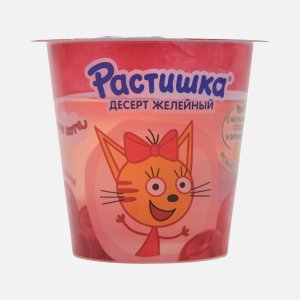 Десерт Растишка желейный Вишня обогащ пл/ст 100г