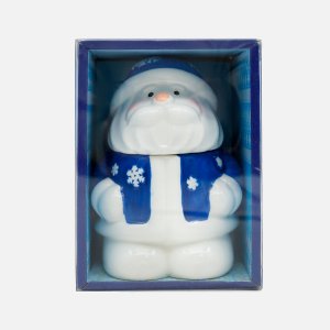 Чай Хилтоп Подарок Цейлона Дед Мороз керам чайница 50г