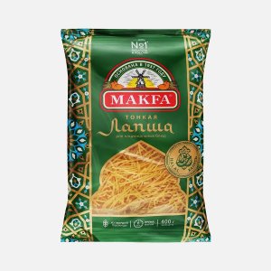 Мак. изд. Макфа Лапша тонкая д/национ блюд халяль пл/пак 300г