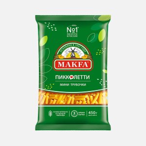 Мак. изд. Макфа Пикколетти Мини трубочки пл/пак 450г
