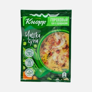 Суп Кнорр Чашка супа Гороховый с сухариками пл/уп 21г