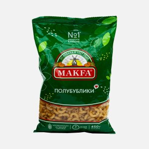 Макаронные изделия Макфа Пикколетти Полубублики пл/пак 450г