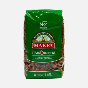 Макаронные изделия Макфа Триколлини спирали пл/пак 450г