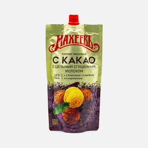 Топпинг Махеевъ Молочный с какао дой/пак 300г