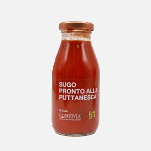 Соус Конвивиа из томатов черри Путтанеска Био ст/б 250г