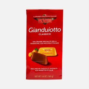 Конфеты Нови из молочного шоколада с начинкой шоколад Джандуйя 160г