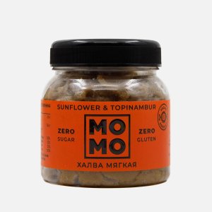 Паста-халва Момо мягкая из семян подсолнечника б/сах б/глютена 250г