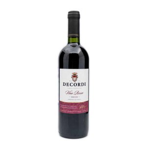 Вино Декорди ординарное красное полусухое 7.5-12.5% ст/б 0,75л