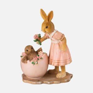 Статуэтка Лефард Кролик 10х6,5х13,5см полистоун 162-1167