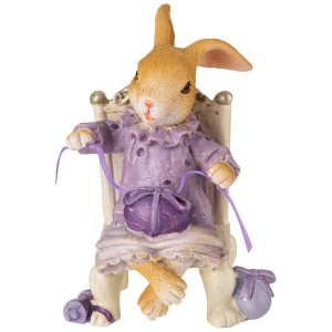 Статуэтка Лефард Кролик 8х7,5х10,5см полистоун 162-1101