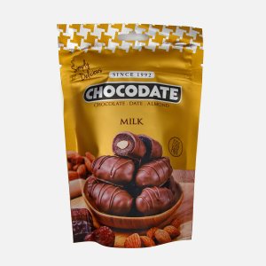 Конфеты Шокодейт Финики с миндалем в молочном шоколаде дой/пак 100г