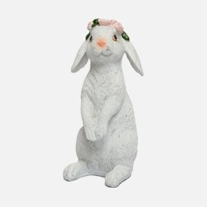 Фигурка декоративная Заяц L6 W6,5 H12см полимер
