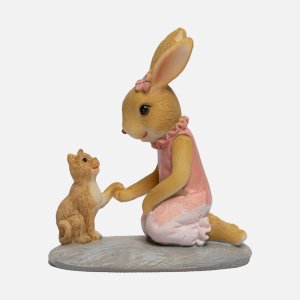 Фигурка декоративная Заяц L9 W5 H10см полимер