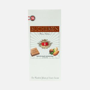 Шоколад Бушерон Бланк Эдишн молочный с орехами к/к 85г