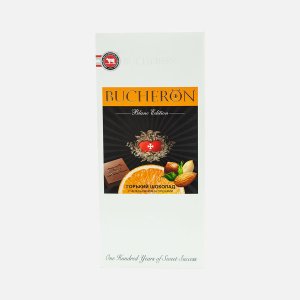 Шоколад Бушерон Бланк Эдишн горький с апельсином и орехами 85г