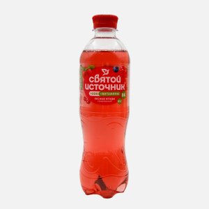 Напиток Святой Источник Вода+сок со вкус лесных ягод газированный пэт 0,5л