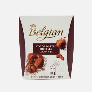 Набор конфет Бельгиан Трюфели со вкусом какао к/к 200г