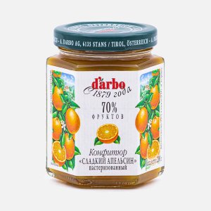 Конфитюр Д'Арбо Сладкий апельсин ст/б 200г