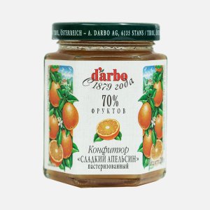 Конфитюр Д'Арбо Сладкий апельсин ст/б 200г