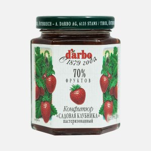 Конфитюр Д'Арбо Садовая клубника ст/б 200г