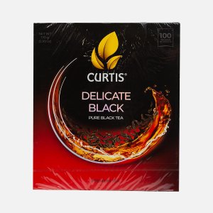 Чай Кертис Деликат Блэк черный 100пак*1,7г 170г