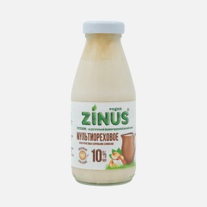 Продукт на растит сырье Зинус Напиток Мультиореховое 10% 0,3л