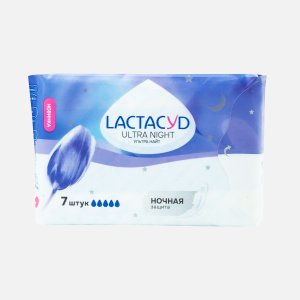 Прокладки Лактацид Ультра Найт 7шт 