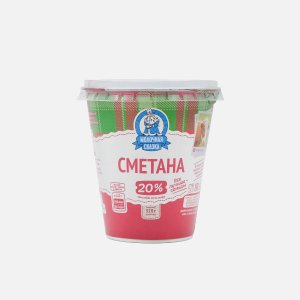 Сметана Молочная сказка 20% пл/ст 320г