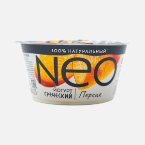 Йогурт НЕО Греческий Персик 1.7% пл/ст 125г