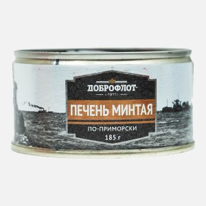 Печень минтая Доброфлот по-приморски ж/б/кл 185г