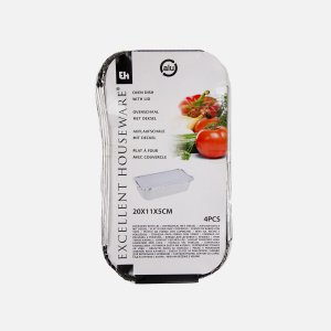 Набор Купман Поднос для гриля 20х11х5см 4шт алюминий